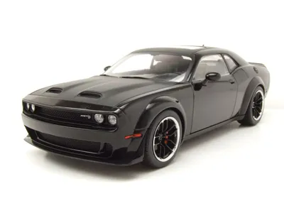 Produktbild von Dodge Challenger SRT schwarz Modellauto 1:18 Solido