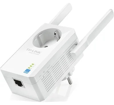 Produktbild von TP-Link 300 Mbit/s-WLAN-Repeater mit integrierter Steckdose, 10,100 Mbit/s, Windows 2000, Windows 7 Home Basic, Windows 7 Home Basic x64, Windows 7 Home Premium x64, Windows..., Schnelles Ethernet, IEEE 802.11b, IEEE 802.11g, IEEE 802.11n, IEEE 802.3, IEEE 802.3u, Wi-Fi 4 (802.11n), 802.11b, 802.11g, Wi-Fi 4 (802.11n)