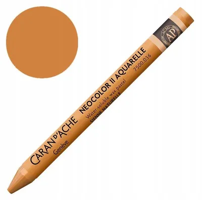 Produktbild von Caran d’Ache Neocolor II Aquarelle Pastellkreide 036 Rohsienna