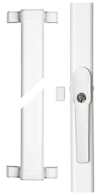 Produktbild von Abus Fenster-Stangengriff FOS 550W,weiß Dreh-und Drehkippfenster, Schließ. 00125