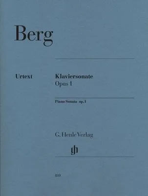 Obrázok produktu pre Berg, Alban - Klaviersonate op. 1