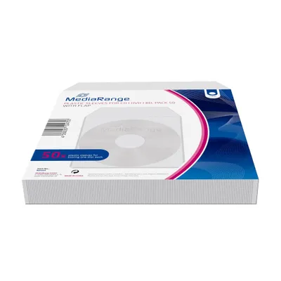 Immagine prodotto di MediaRange CD Hüllen 50pcs Transparent Plastik