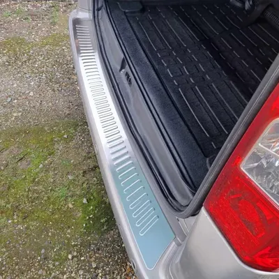 Image de Protection Seuil de Pare-chocs Arriére Pour Peugeot Partner Tepee 2008-2018