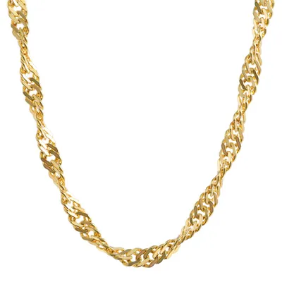 Produktbild von Goldkette Singapurkette Länge 50cm - Breite 2,2mm - 333-8 Karat Gold