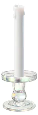 Produktbild von Omgoods – 8,5 cm Glas-Kerzenhalter für Stumpenkerzen und Stabkerzen
