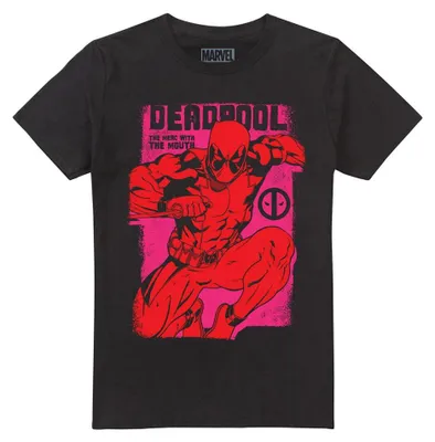 Produktbild von Deadpool - "Merc With A Mouth" T-Shirt für Herren/Damen Uni TV34309 (XXL) (Schwarz)
