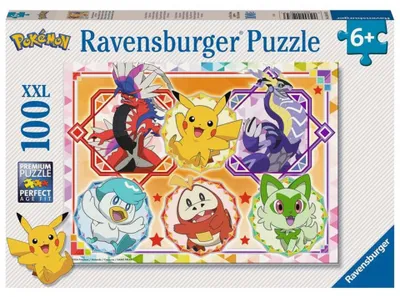 Image de Ravensburger Puzzle Pokemon XXL 100 elementów - Oficjalny Produkt Oryginalny