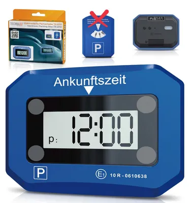 Produktbild von Technaxx Parkscheibe TX-272, digitale Parkuhr mit Bewegungssensor, automatische Zeiteinstellung