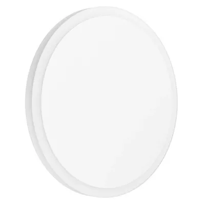 Immagine prodotto di EGLO Plafoniera LED Mongodio 1, lampada da parete a 1 luce, lampada da soffitto in acciaio e plastica in bianco, lampada da soggiorno, bianco caldo, Ø 20 cm