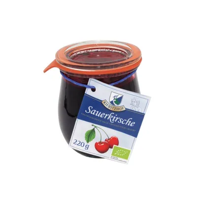 Produktbild von Fruchtaufstrich - Sauerkirsche 220g