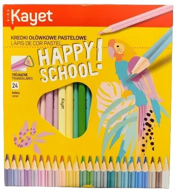 Produktbild von Kayet Buntstifte Pastellfarben 24er Set