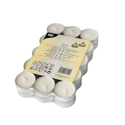 Produktbild von Teelichte Ø 37 mm · 16 mm weiss