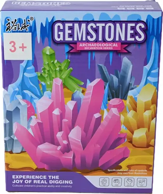 Produktbild von Ausgrabungsset Edelsteine & Figuren - Archäologie Spielzeug für kleine Entdecker