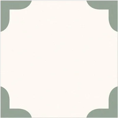 Immagine prodotto di 24Supply: Adesivi per piastrelle autoadesivi, piastrelle adesive per pavimento, 10 pezzi, finitura lucida, piastrella angolare portoghese, 30 x 30 cm