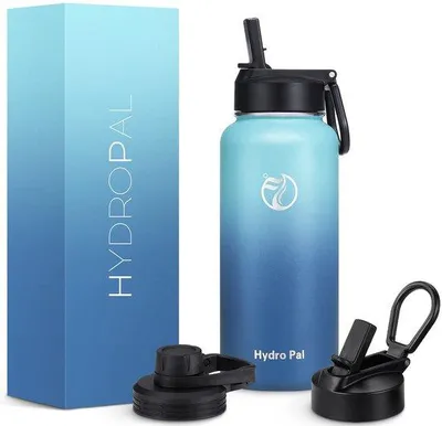 Obrázek produktu pro Izolovaná nerezová láhev na vodu 1000 ml, bez BPA, modrá