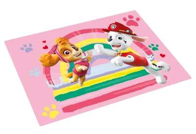 Produktbild von P:OS Tischset Paw Patrol 42x29cm rosa