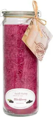 Produktbild von Candle Factory Kerze Big Jumbo Blackberry Duftkerze Dekokerze pflaume 306-053