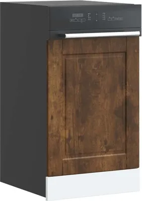 Produktbild von "2026 Promotion" Buffetschrank Küche, Geschirrspülerblende, Porto Räuchereiche 45x1,5x67 cm - Mehrzweckschrank CC31357