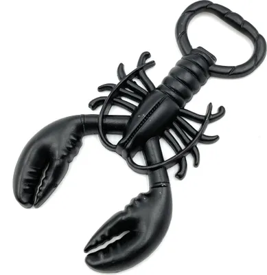 Produktbild von Onwomania Flaschenöffner Kronkorken Skorpion Schlüsselanhänger Metall Glücksbringer in Alu Geschenkbox, ideal zum Verschenken