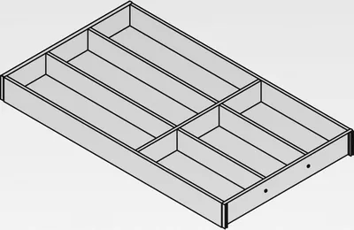 Produktbild von AMBIA-LINE Besteckeinsatz NL550mm,B300mm, Tennessee Nuss