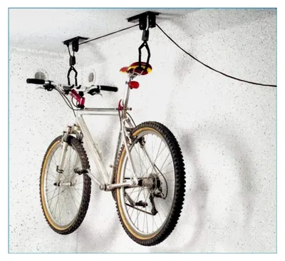 Produktbild von Fahrradlift mit Flaschenzug - ECO für die Deckenmontage mit 20 kg Hebelast