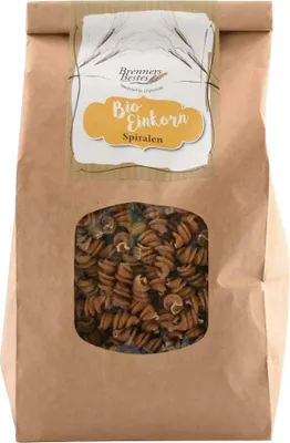 Produktbild von Einkornspiralen 350g vom Biohof Brenner