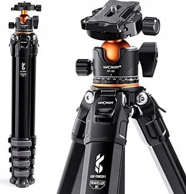 Image de Trépied professionnel pour appareil photo / caméscope - tête 3D 15kg / K&F KF09.105