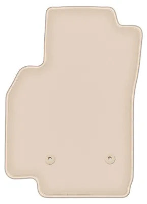 Produktbild von DURBAN Beige Velours-Fahrerfußmatte für Chevrolet Spark IV Schrägheck (2015-)