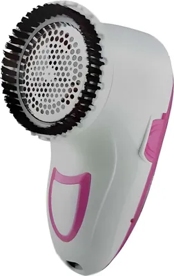 Produktbild von Avizar, Elektrischer Fusselrasierer 2 W Edelstahlklingen, Weiß / Rosa