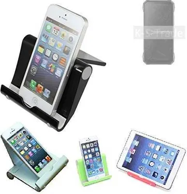 Produktbild von K-S-Trade Handy-Ständer kompatibel mit Doogee S89 Pro faltbarer Tischständer Smartphone Tablet Halterung Reise