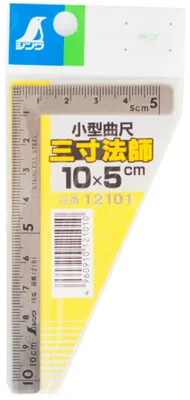 Obrázok produktu pre Presný uhlomer Shinwa SH12101, nerezová oceľ, 10 x 5 cm
