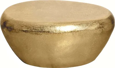 Image de Table basse 75 cm dorée, design moderne, pour salon - ACHETER MAINTENANT