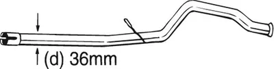 Produktbild von Bosal Reparaturrohr, Katalysator  889-189