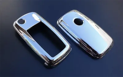 Produktbild von Key Cover Gehäuse in Chrom für VW Klapp Schlüssel Fernbedienung ab 11/2009-