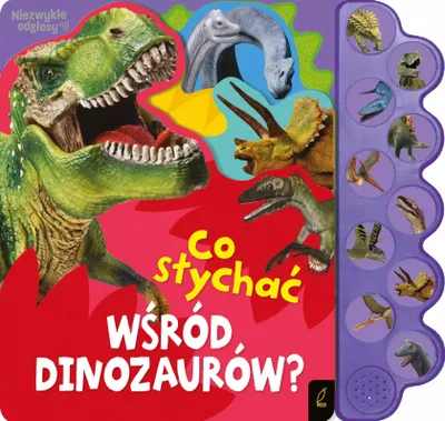 Image de Kolorowa książka z dźwiękami dinozaurów dla dzieci
