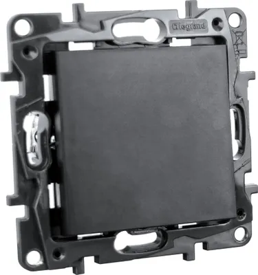Image de Interrupteur marche/arrêt 10 AX noir Niloe Step