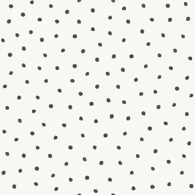 Produktbild von Origin Wallcoverings Tapete Punkte Weiß und Schwarz 53 cm x 10.05 m
