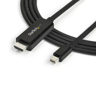 Produktbild von StarTech.com Mini DisplayPort auf HDMI Kabel 3m 4K 30Hz Schwarz