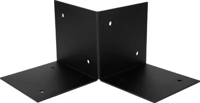 Produktbild von Pergola Bodenelement Schwarz für 15 x 15 cm Pfosten - Pro Stück