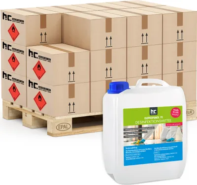 Produktbild von 48x 5 L Isopropanol 70 - Desinfektionsmittel für Oberflächen