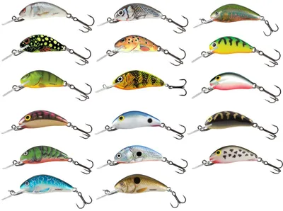 Produktbild von Salmo Hornet Wobbler Miniwobbler, Salmo Farben:Hot Perch, Länge/Gewicht/Laufverhalten/Tauchtiefe:3.5cm / 2.2g / schwimmend / 0.5-1.0m