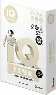 Zdjęcie produktu dla Papier Ksero A4 Iq Premium 250G (150) Biały
