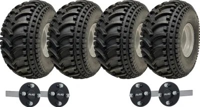 Obrázok produktu pre 22x11.00-8 ATV Trailer Kit Open Centre P308 Wheels & ALKO Axles 620kgs Capacity