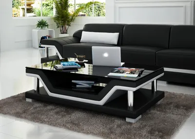 Obrázek produktu pro Konferenční stolek, odkládací stolek, skleněný stolek, stoly, designový stolek, boční stolek CT9003
