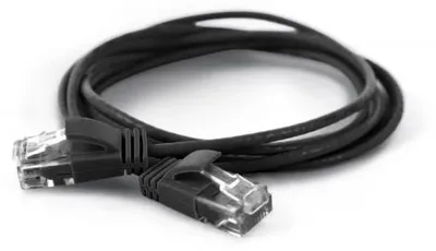 Produktbild von Wantec Patchkabel UTP  CAT6a           d=2,8mm  0,10m schwar