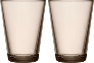 Produktbild von Iittala Kartio Glas - 40 cl - Leinen - 2 Stück 1051120