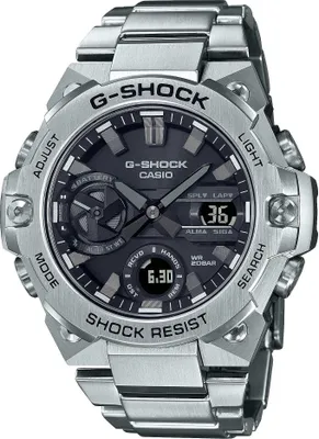 Produktbild von G-SHOCK Casio G-SHOCK G-Steel Bluetooth Solar Herrenuhr Casio-GST-B400D-1AER