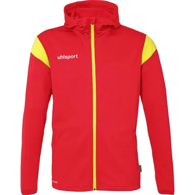 Produktbild von Uhlsport Squad 27 Track Hood Jacke 140 rot/limonengelb