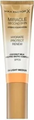 Produktbild von Max Factor Miracle Second Skin, Tube, Creme, Jeder Hauttyp, Feuchtigkeitsspendend, Schutz, Licht, Mittel, Light Medium