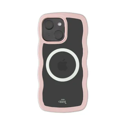 Produktbild von Wavy Hülle MagSafe Pink  - Kompatibel mit iPhone 13